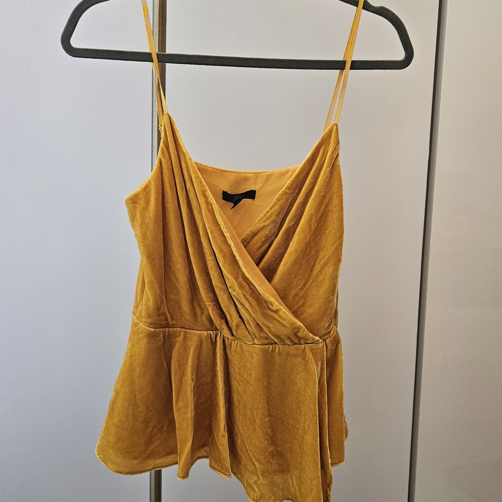 J. Crew Mustard Yellow Camisole Top
